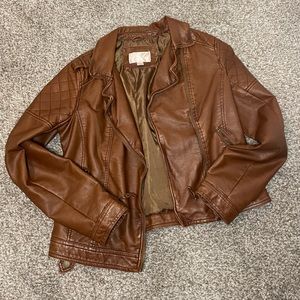 Women’s Brown Leather Jacket